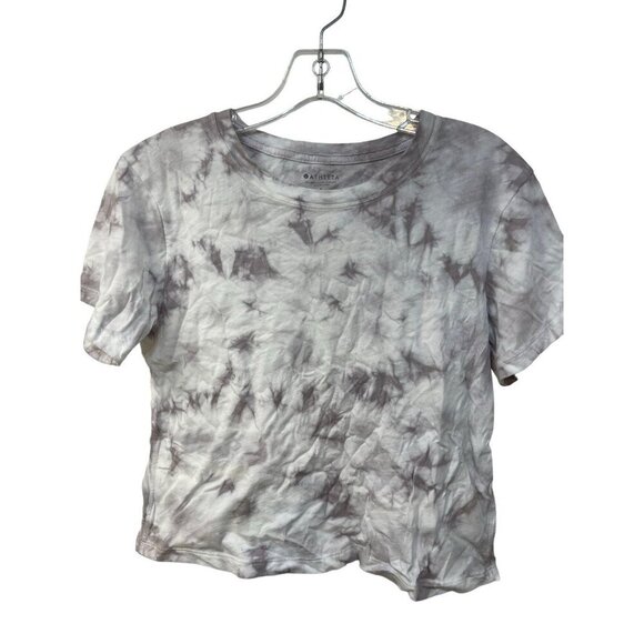 Athleta Tie Dye Crop T-shirt Size Small - Picture 1 of 5